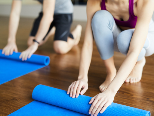 At the Studio Yoga Class - Monday